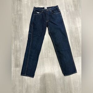 Tyndale FRMC Arc Rated Flame Resistant Work Jeans Dark Wash Mens 34 x 36